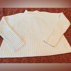 Jones Wear ribbed Mock neck sweater Size Large